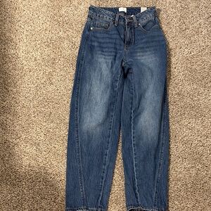 Time and Tru Dark Blue Straight Leg Jeans